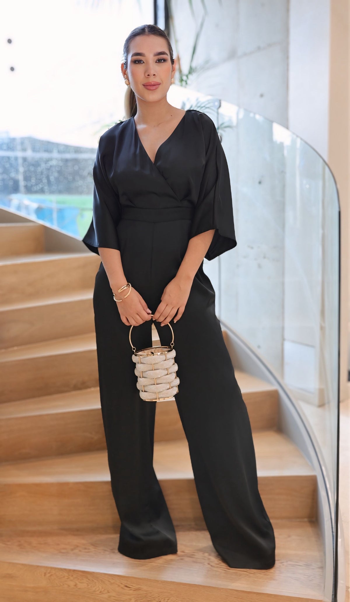 Macacão Preto Alfaiataria