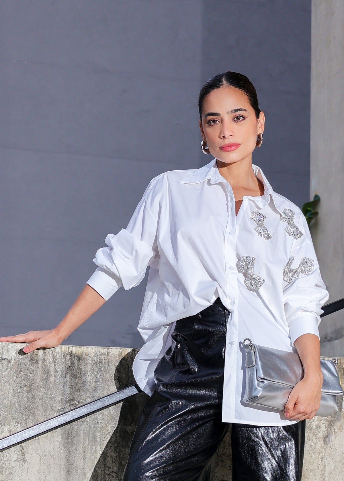 Camisa Social com strass