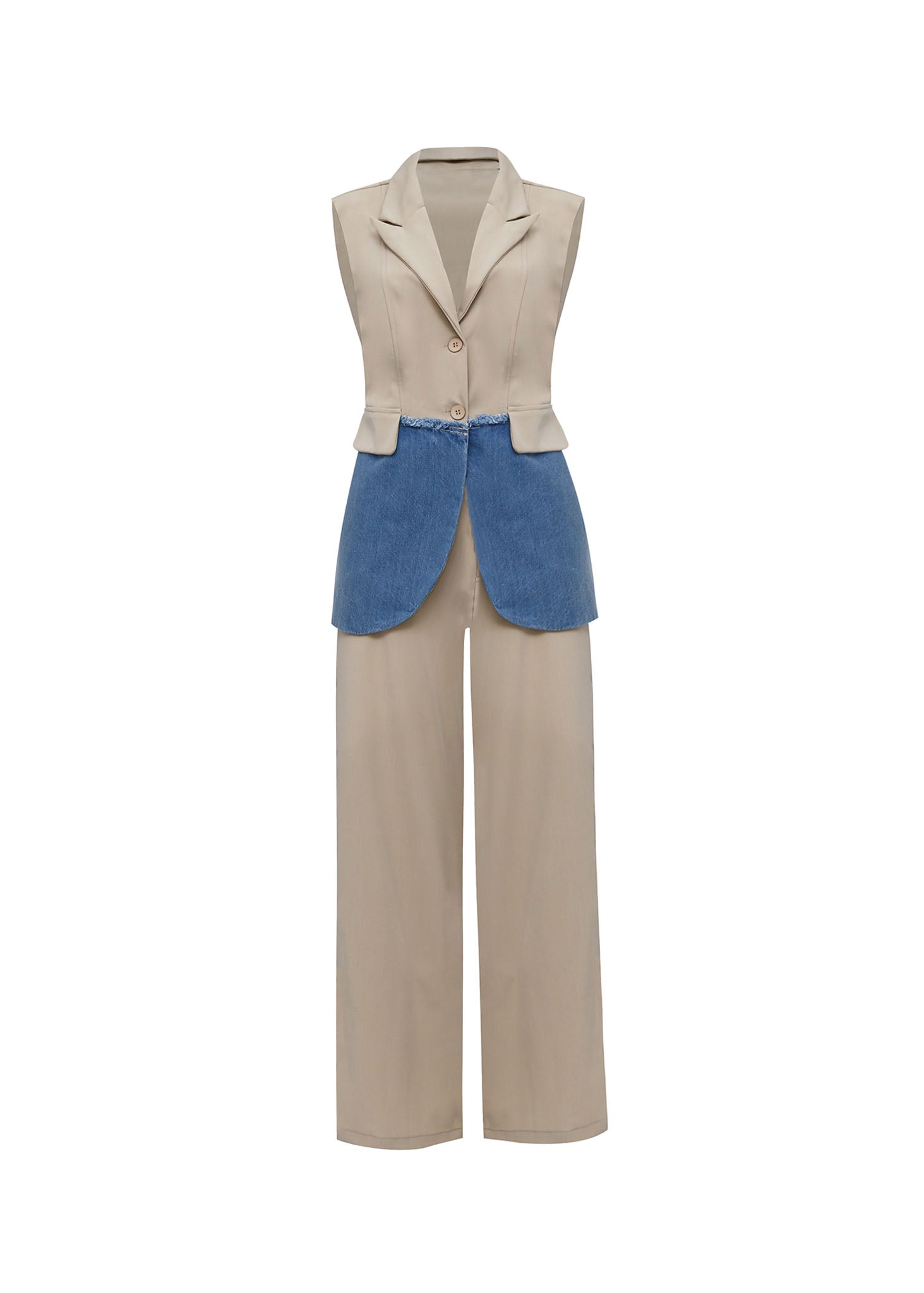 Conjunto de alfaiataria com colete