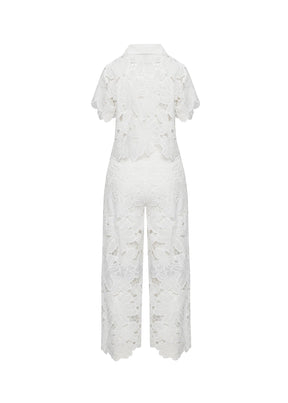 Conjunto em Renda Floral