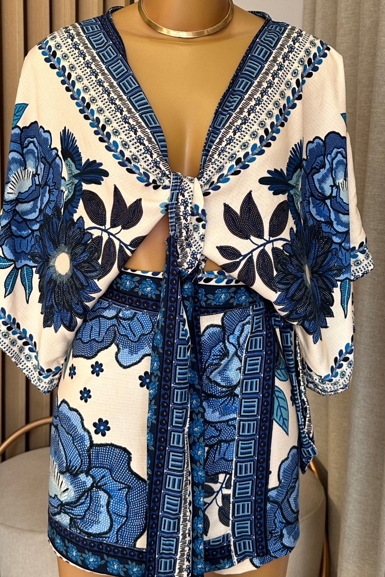 Conjunto Sissê Azul Serena