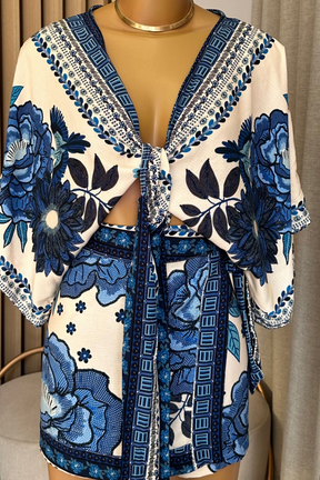 Conjunto Sissê Azul Serena