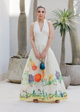 Vestido Estampado Tropical