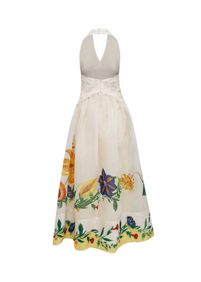 Vestido Estampado Tropical