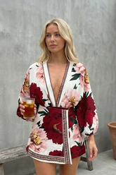 Conjunto Peônia - Body + Saia